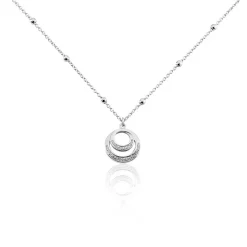 Histoire d'Or Collier Argent Vibien Glitter Best