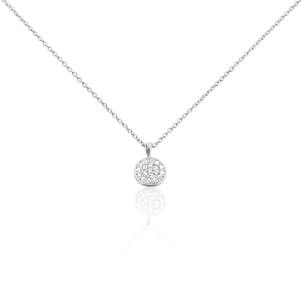 Histoire d'Or Collier Argent Victorin Oxydes De Zirconium Hot