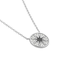 Histoire d'Or Collier Argent Winston Oxydes De Zirconium New