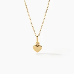 Histoire d'Or Collier Aricia Coeur Or Jaune Hot