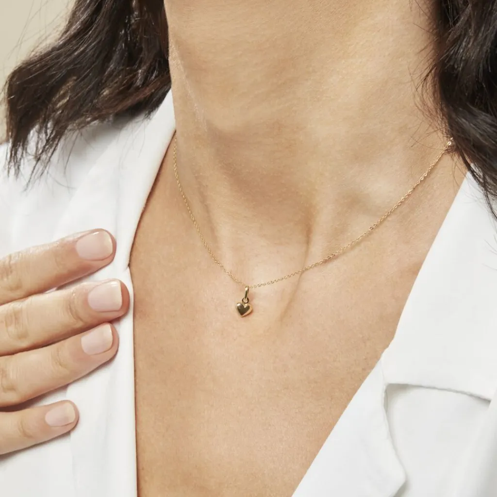 Histoire d'Or Collier Aricia Coeur Or Jaune Hot