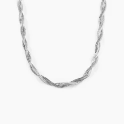 Histoire d'Or Collier Arkady Argent Blanc Hot