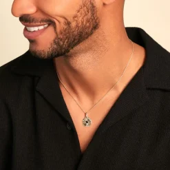 Histoire d'Or Collier Arlo Plaque Or Jaune Spinelle Clearance