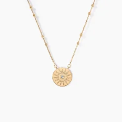 Histoire d'Or Collier Artea Plaqué Or Jaune Oxyde De Zirconium Online