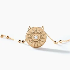 Histoire d'Or Collier Artea Plaqué Or Jaune Oxyde De Zirconium Online