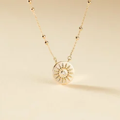 Histoire d'Or Collier Artea Plaqué Or Jaune Oxyde De Zirconium Online