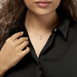 Histoire d'Or Collier Artemis Or Blanc Diamant Clearance