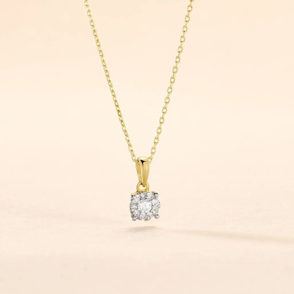 Histoire d'Or Collier Artemis s or jaune diamant Clearance
