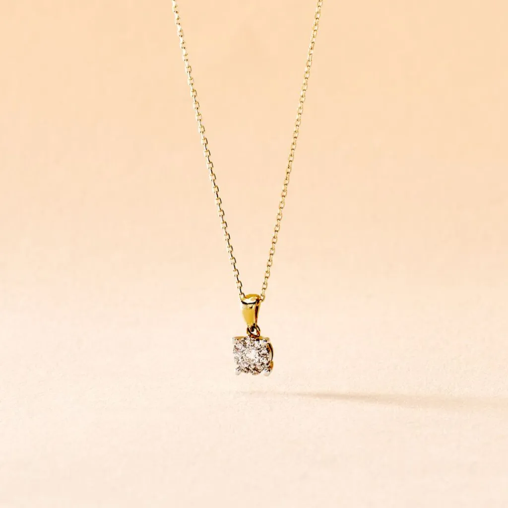 Histoire d'Or Collier Artemis or jaune diamant Hot