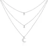 Histoire d'Or Collier Astre Argent Blanc Oxyde De Zirconium New