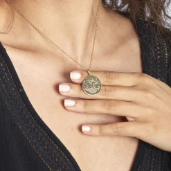 Histoire d'Or Collier Astro Plaqué Or plaqué or jaune Sale