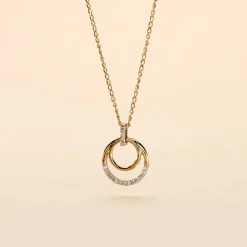 Histoire d'Or Collier Atlanta Or Jaune Diamant