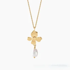 Histoire d'Or Collier Audley Or Jaune Perle De Culture Best