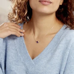 Histoire d'Or Collier Augustina Or Jaune Amethyste Oxyde De Zirconium Best