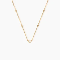 Histoire d'Or Collier Aura Plaqué Or Jaune Oxyde De Zirconium Hot