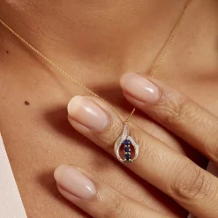 Histoire d'Or Collier Aurora Or Jaune Saphir Et Diamant Outlet