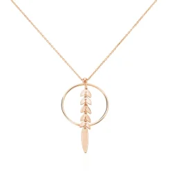 Histoire d'Or Collier Auxanne Argent Rose Best