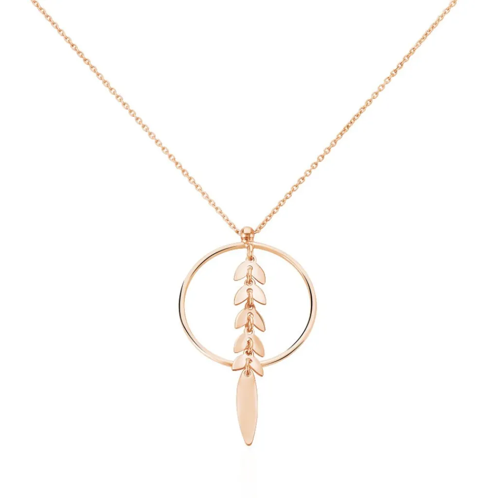 Histoire d'Or Collier Auxanne Argent Rose Best