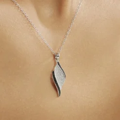 Histoire d'Or Collier Averill Argent Blanc Oxyde De Zirconium Hot