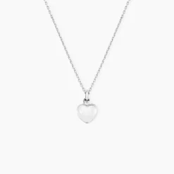 Histoire d'Or Collier Barbara Argent Blanc
