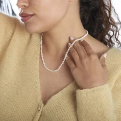 Histoire d'Or Collier Baroque Or Jaune Perle De Culture Online