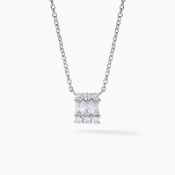 Histoire d'Or Collier Baroque Party Argent Blanc Oxyde De Zirconium Hot