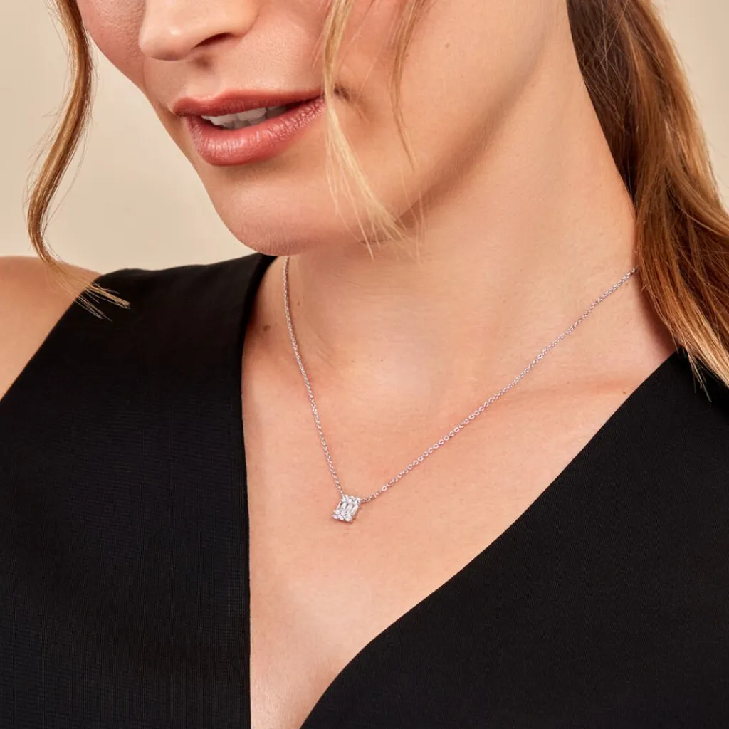 Histoire d'Or Collier Baroque Party Argent Blanc Oxyde De Zirconium Hot