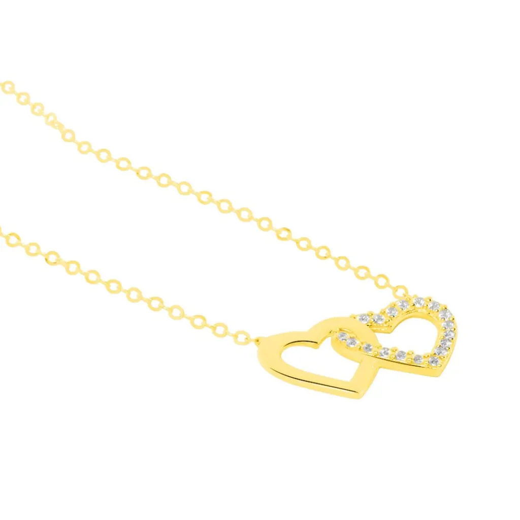 Histoire d'Or Collier Bassam Or Jaune Oxydes De Zirconium Outlet