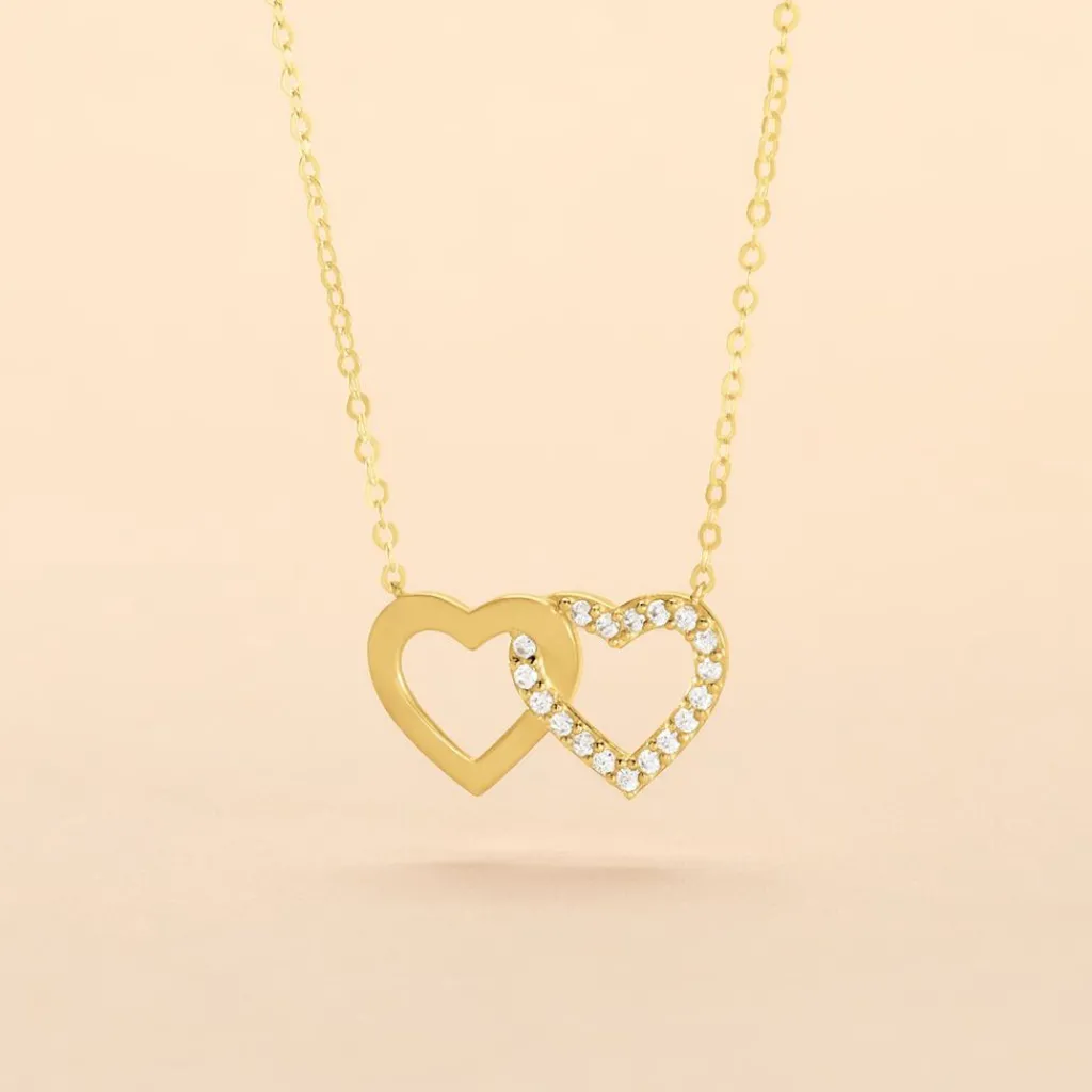 Histoire d'Or Collier Bassam Or Jaune Oxydes De Zirconium Outlet