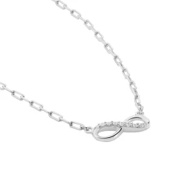 Histoire d'Or Collier Bastin Argent Blanc Oxyde De Zirconium Sale
