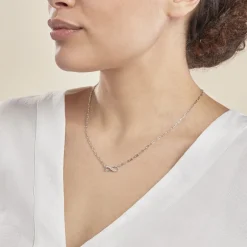 Histoire d'Or Collier Bastin Argent Blanc Oxyde De Zirconium Sale