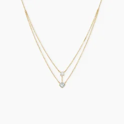 Histoire d'Or Collier Beauté Bleutée Or Jaune Topaze Oxyde De Zirconium Online