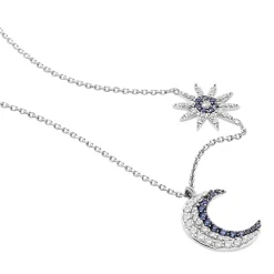 Histoire d'Or Collier Bekhta Or Blanc Oxyde De Zirconium Discount