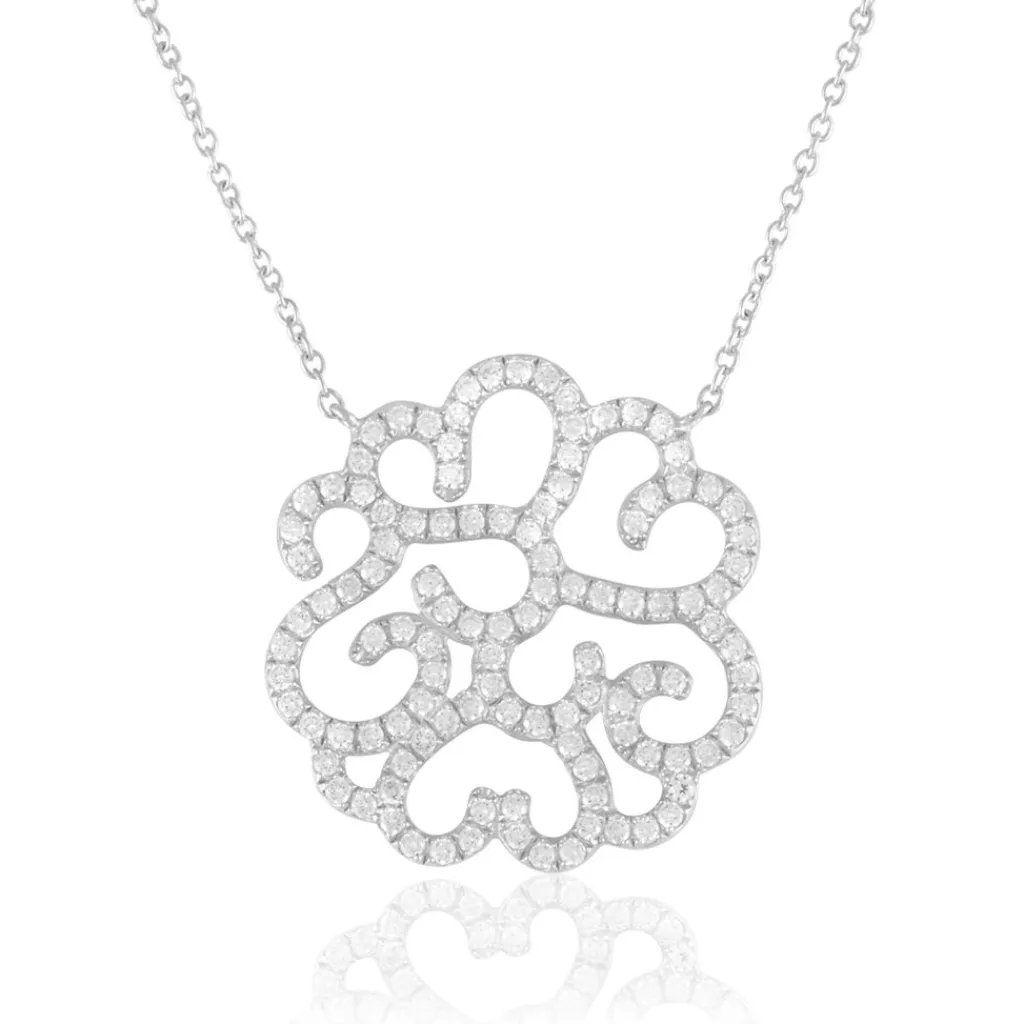 Histoire d'Or Collier Belambra Argent Blanc Oxyde De Zirconium Outlet