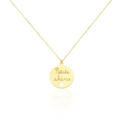 Histoire d'Or Collier Benedicte Message Or Jaune Online