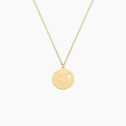 Histoire d'Or Collier Benedicte Message Or Jaune New