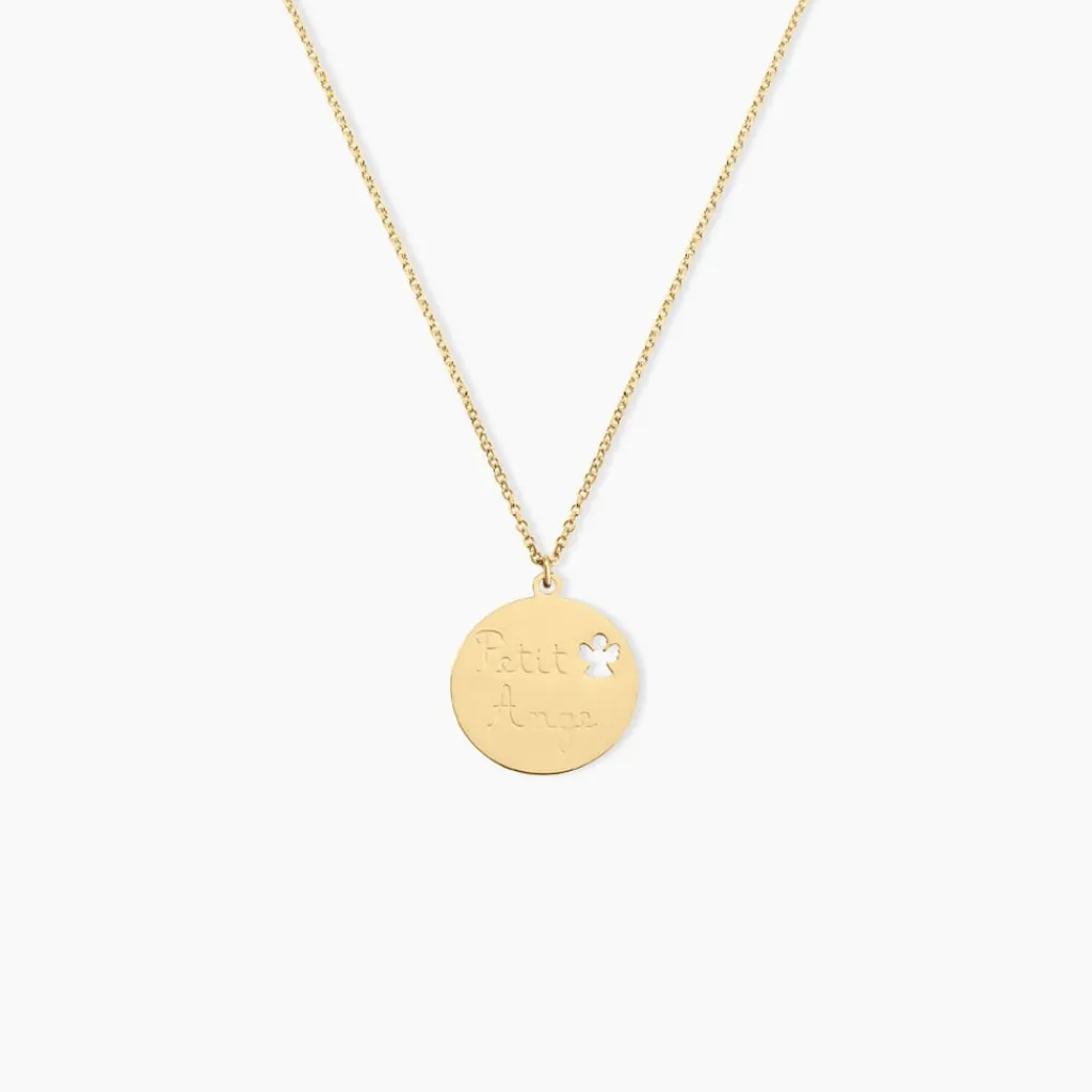 Histoire d'Or Collier Benedicte Message Or Jaune New