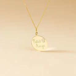 Histoire d'Or Collier Benedicte Message Or Jaune New