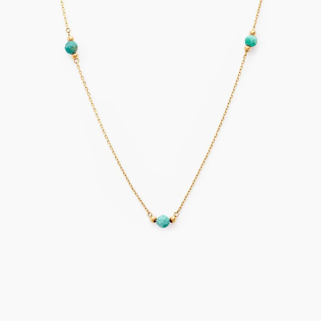 Histoire d'Or Collier Billy Or Jaune Turquoise or jaune turquoise turquoise Hot