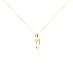 Histoire d'Or Collier Blandine Or Bicolore Diamant Hot