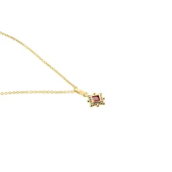 Histoire d'Or Collier Bobbie Plaqué Or Jaune Oxyde De Zirconium