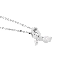 Histoire d'Or Collier Briaga Argent Blanc Oxyde De Zirconium Best