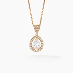 Histoire d'Or Collier Brigita De Zirconium plaqué or jaune oxyde Hot