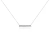 Histoire d'Or Collier Bronwen Argent Blanc New