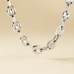 Histoire d'Or Collier Cadia Acier Blanc Hot