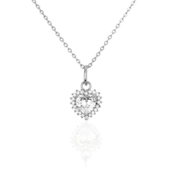 Histoire d'Or Collier Calvi Argent Blanc Oxyde De Zirconium Sale