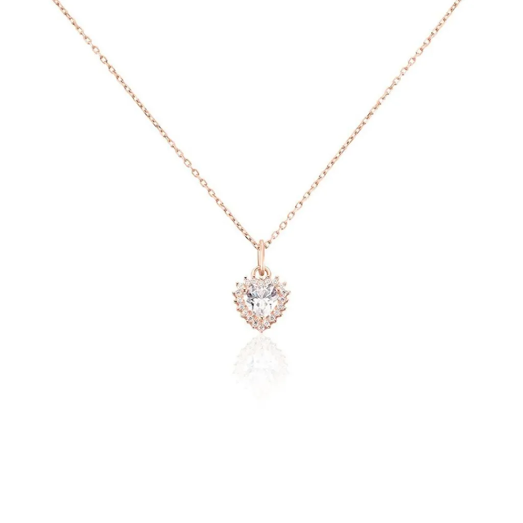 Histoire d'Or Collier Calvi De Zirconium argent rose oxyde New