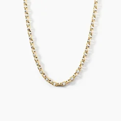 Histoire d'Or Collier Carlo Or Bicolore Maille Marine Ronde Clearance