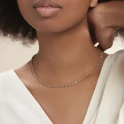 Histoire d'Or Collier Carlo Or Bicolore Maille Marine Ronde Clearance