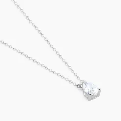 Histoire d'Or Collier Carolyn Argent Blanc Oxyde De Zirconium Outlet